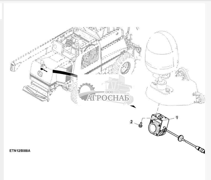 Телевизионная камера заднего вида 